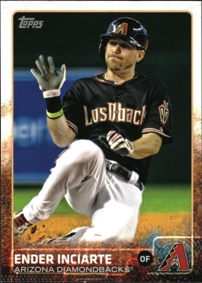 Ender Inciarte 2015 Topps Series 2 #578 Baseball Trading Card - Front 2015 Topps Series 2 Ender Inciarte #578 baseball trading card front