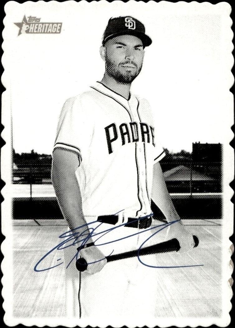 Eric Hosmer 2018 Topps Heritage #13 Baseball Trading Card - Front 2018 Topps Heritage Eric Hosmer #13 baseball trading card front
