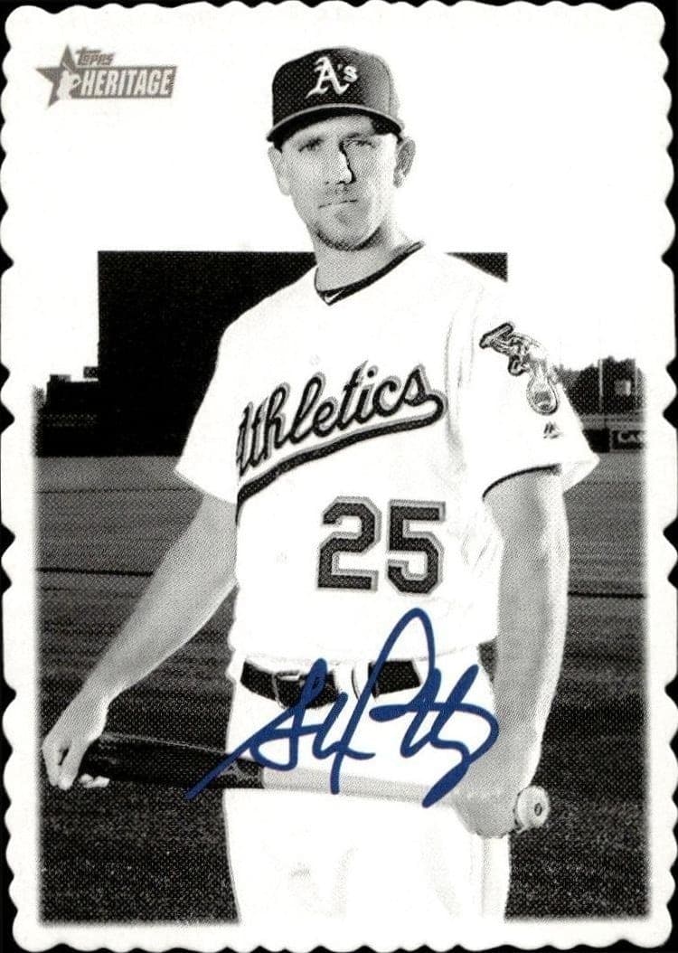 2018 Topps Heritage Stephen Piscotty #16 trading card