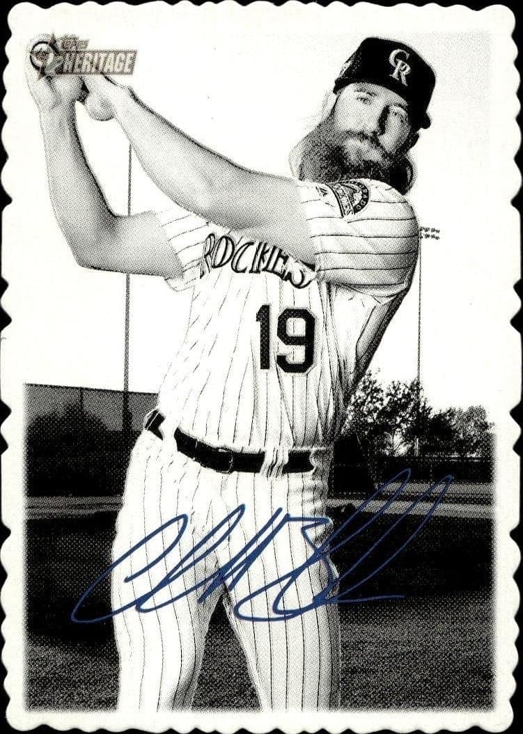 2018 Topps Heritage Charlie Blackmon #4 trading card