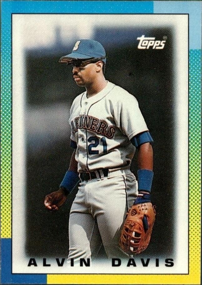 Alvin Davis 2004 Topps Minis #33 Baseball Trading Card - Front 2004 Topps Minis Alvin Davis #33 baseball trading card front