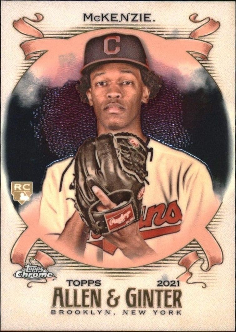 2021 Topps Allen & Ginter Chrome Triston McKenzie #283 trading card