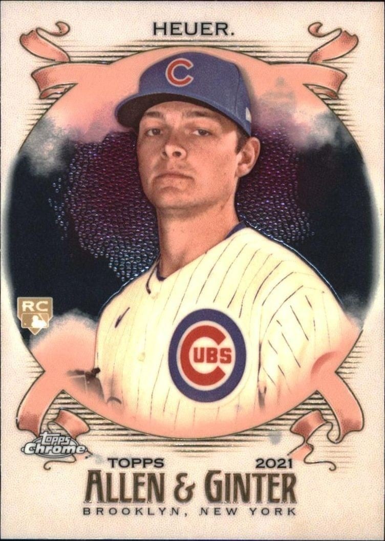 Codi Heuer 2021 Topps Allen & Ginter Chrome #290 Baseball Trading Card - Front 2021 Topps Allen & Ginter Chrome Codi Heuer #290 baseball trading card front