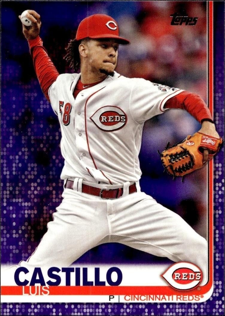 Luis Castillo 2019 Topps #156 Baseball Trading Card - Front 2019 Topps Luis Castillo #156 baseball trading card front