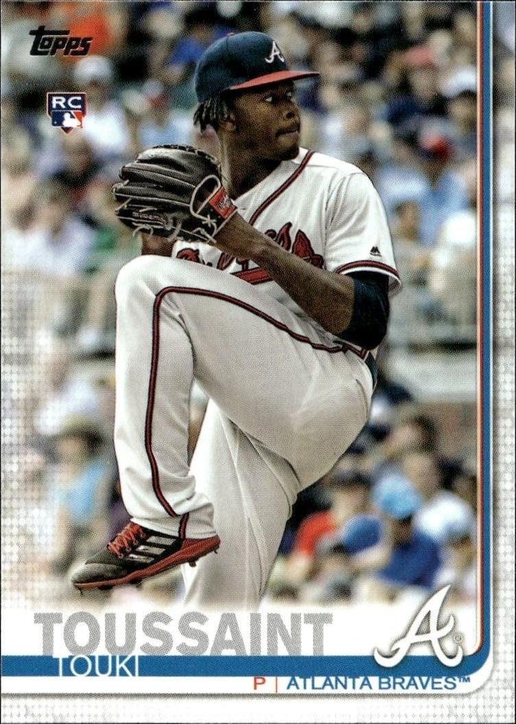 Touki Toussaint 2019 Topps #61 Baseball Trading Card - Front 2019 Topps Touki Toussaint #61 baseball trading card front