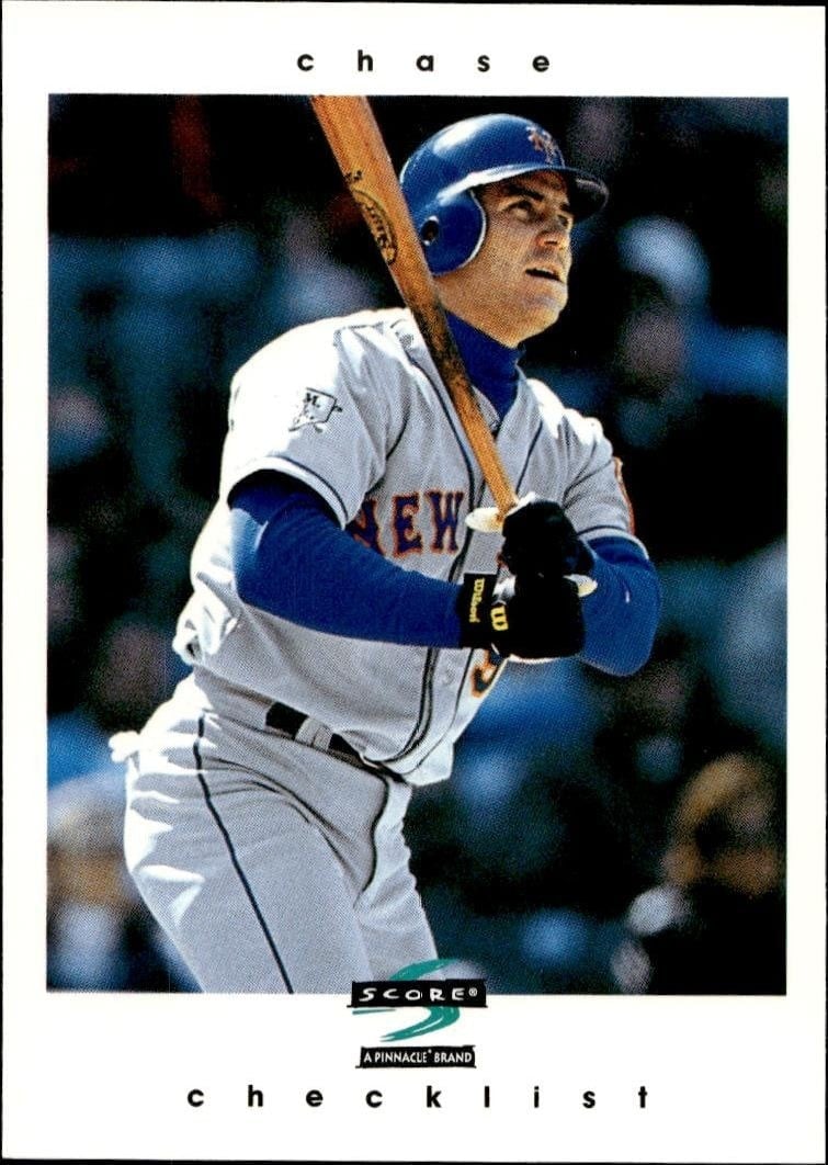 Todd Hundley 1997 Pinnacle Score #330 Baseball Trading Card - Front 1997 Pinnacle Score Todd Hundley #330 baseball trading card front