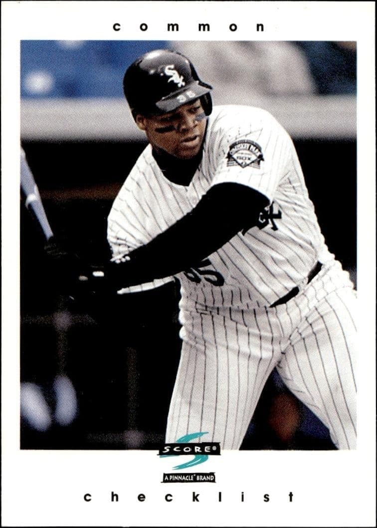 1997 Pinnacle Score Frank Thomas #549 trading card