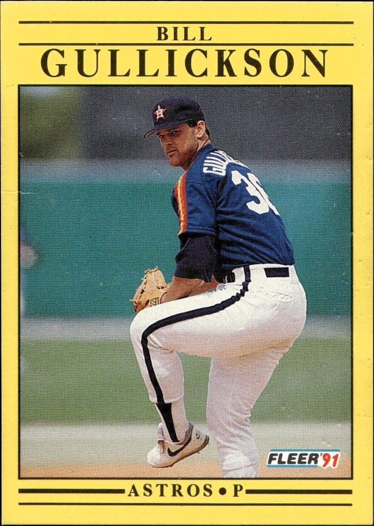 1991 Fleer Bill Gullickson #508 trading card