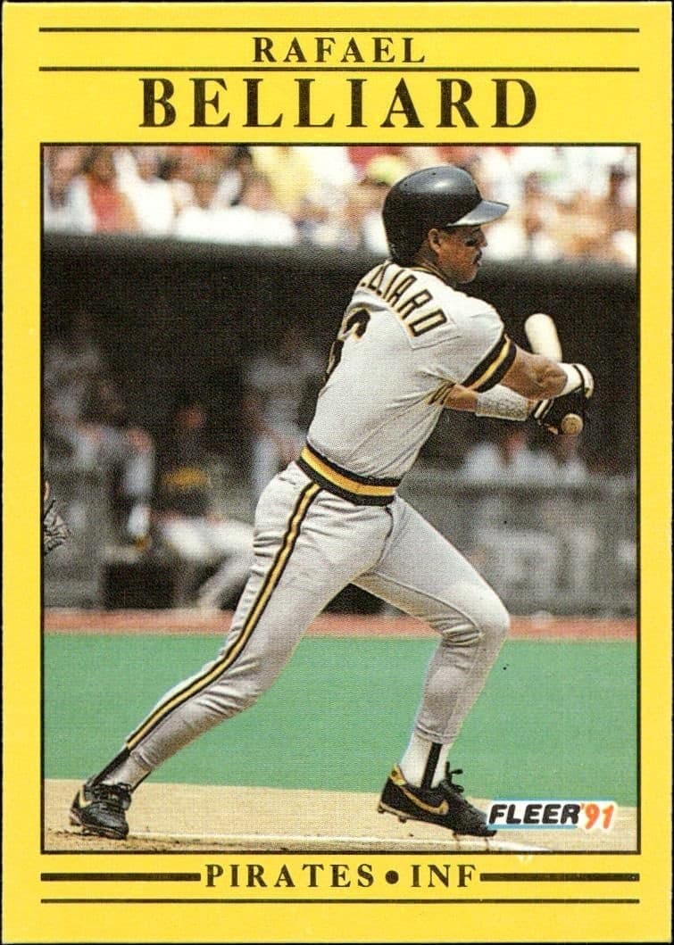1991 Fleer Rafael Belliard #32 trading card