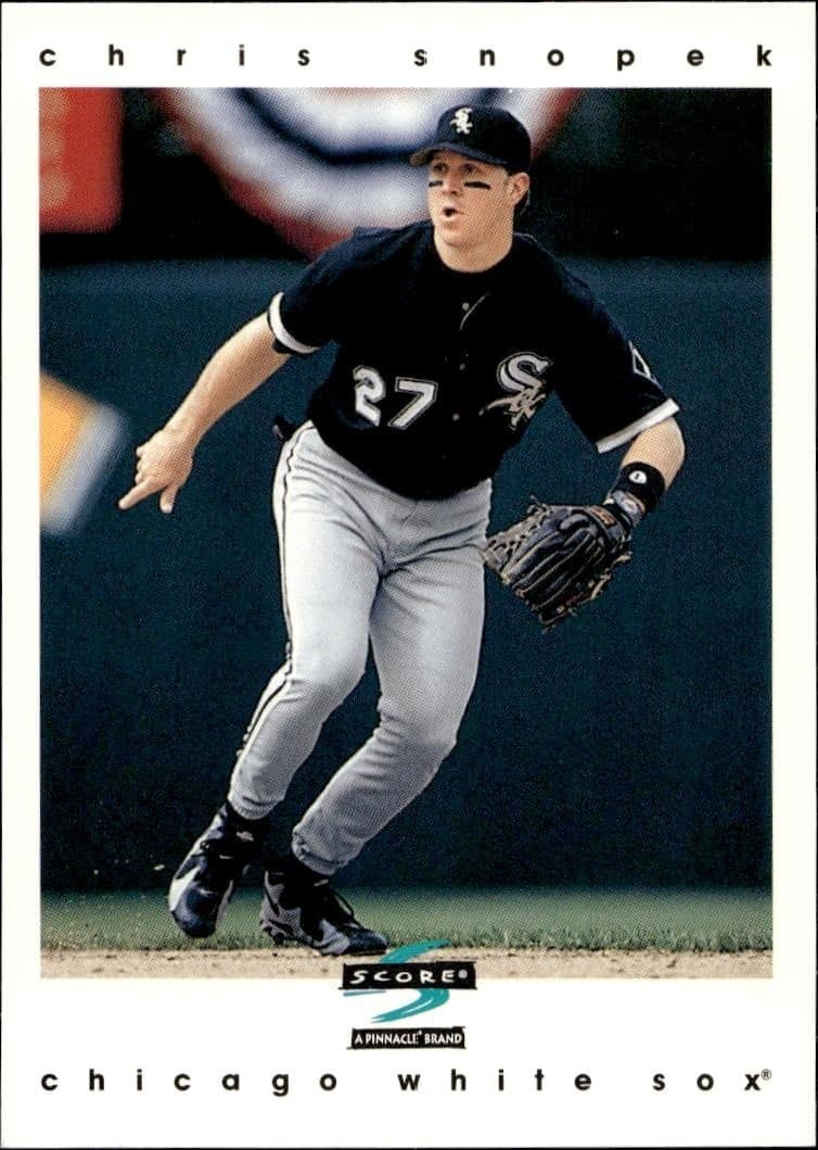 1997 Pinnacle Score Chris Snopek #419 trading card