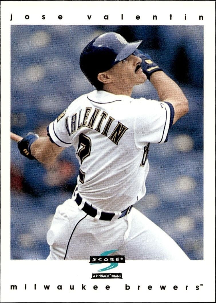 1997 Pinnacle Score Jose Valentin #445 trading card