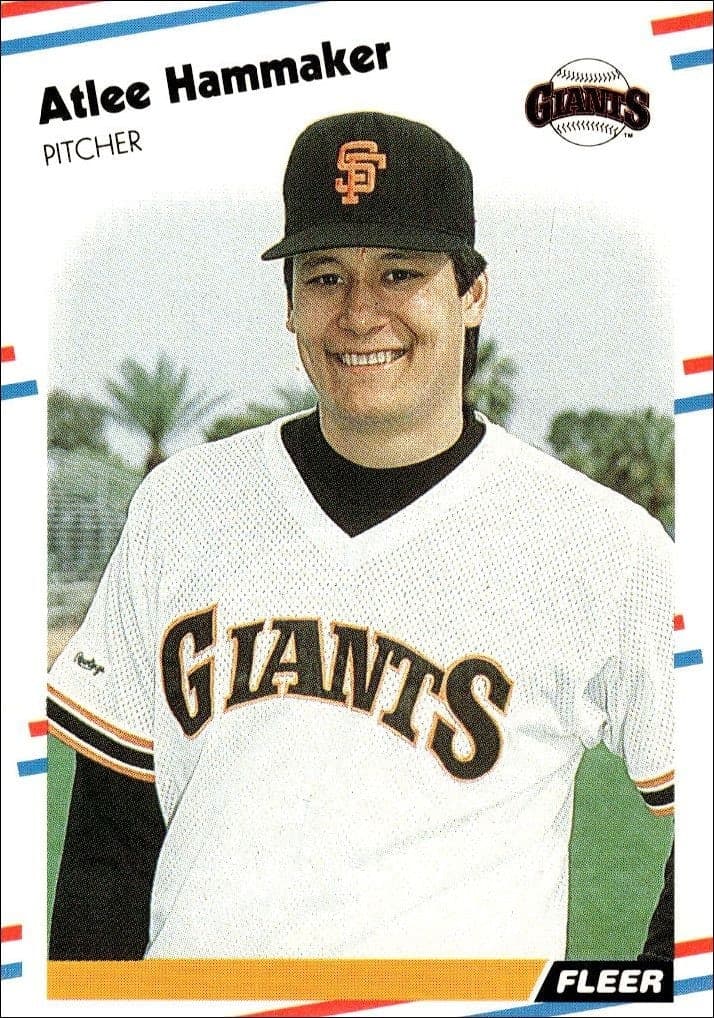 1988 Fleer Atlee Hammaker #83 trading card