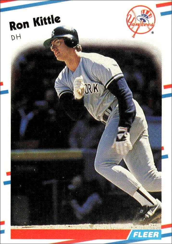 1988 Fleer Ron Kittle #213 trading card