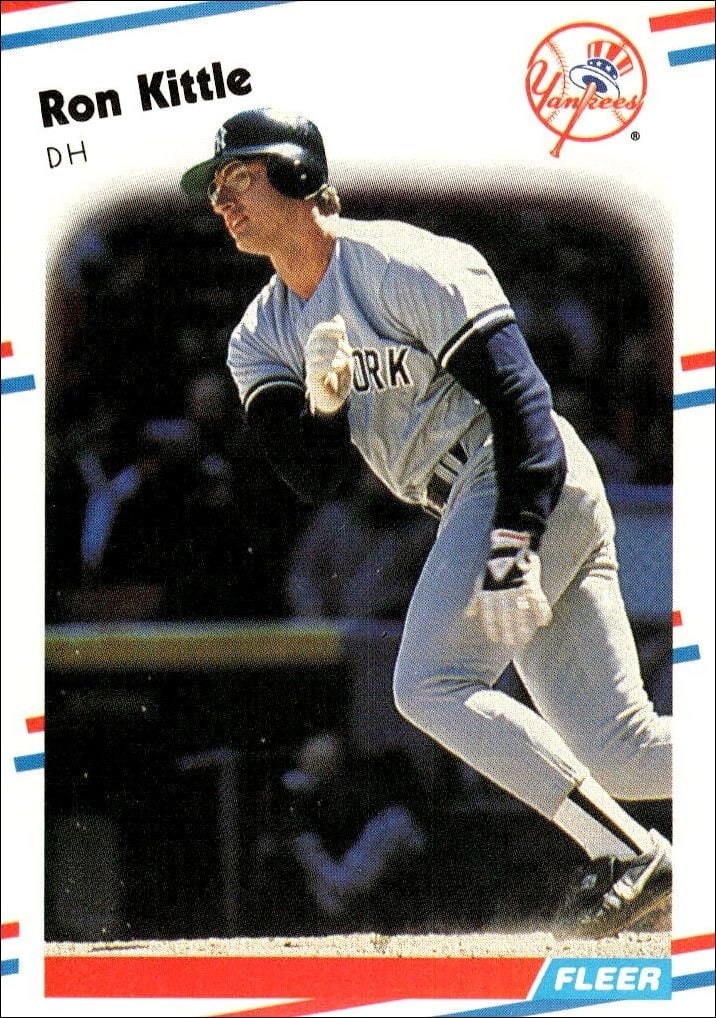 1988 Fleer Ron Kittle #213 trading card