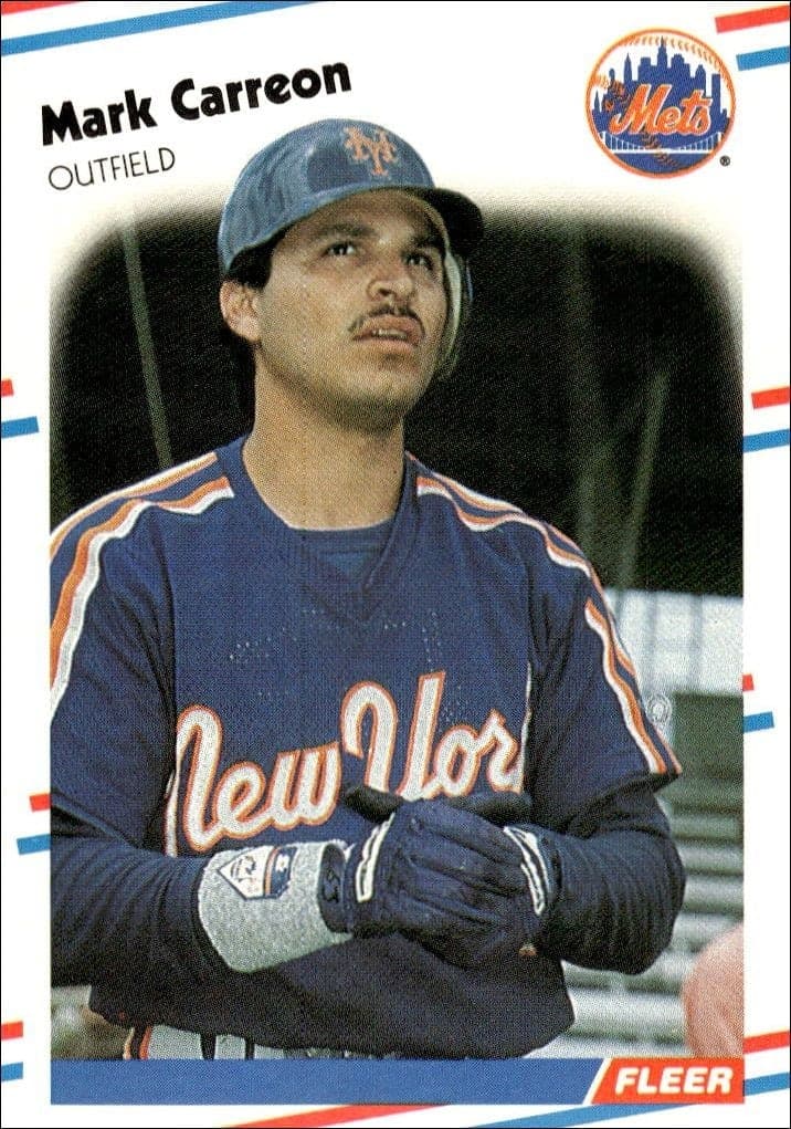 1988 Fleer Mark Carreon #129 trading card