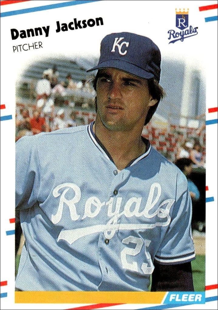 1988 Fleer Danny Jackson #261 trading card
