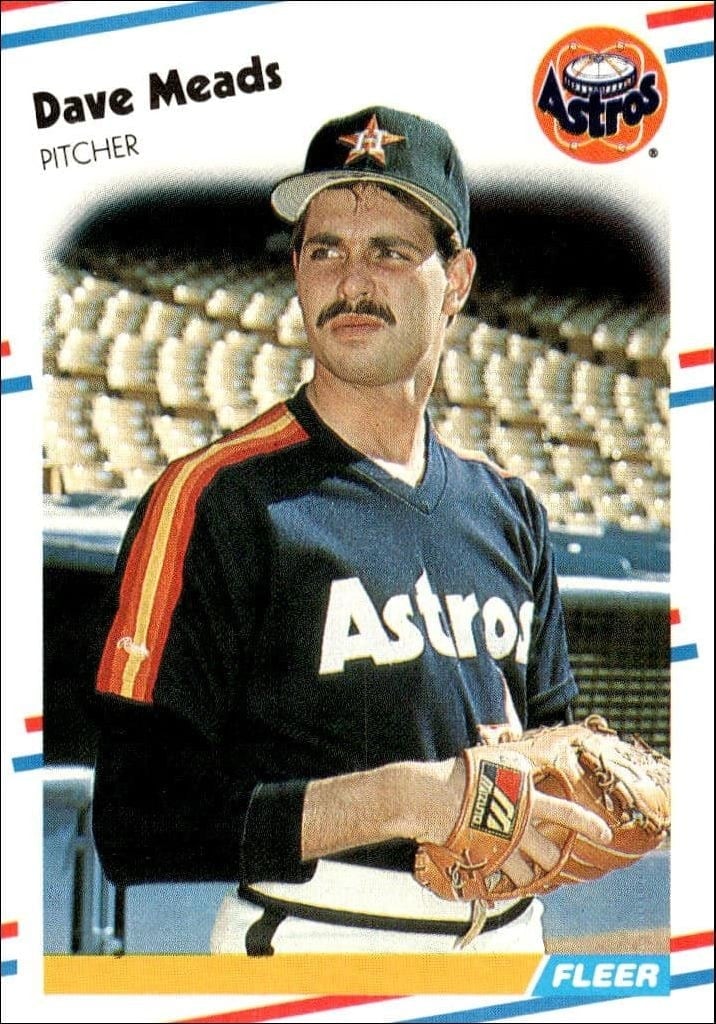 1988 Fleer Dave Meads #453 trading card