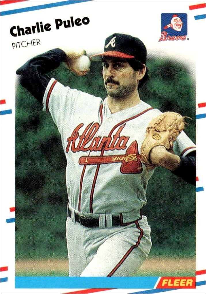 1988 Fleer Charlie Puleo #548 trading card