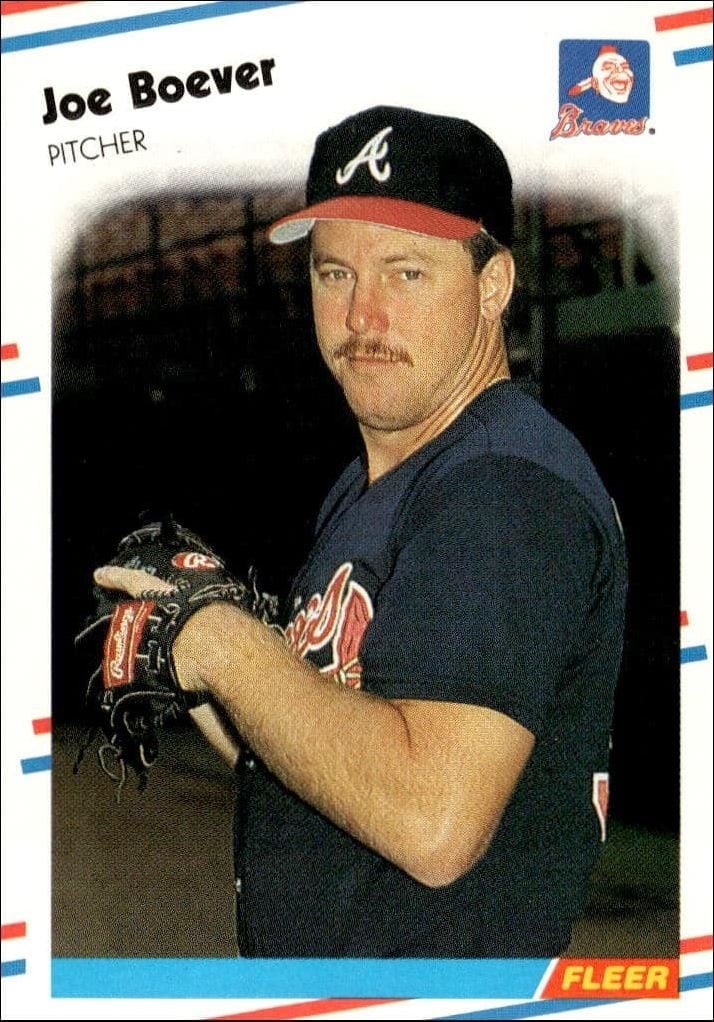 Joe Boever 1988 Fleer #534 Baseball Trading Card - Front 1988 Fleer Joe Boever #534 baseball trading card front