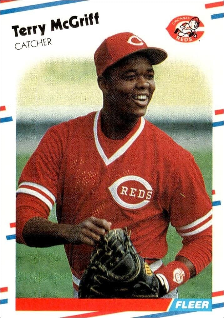 Terry McGriff 1988 Fleer #240 Baseball Trading Card - Front 1988 Fleer Terry McGriff #240 baseball trading card front