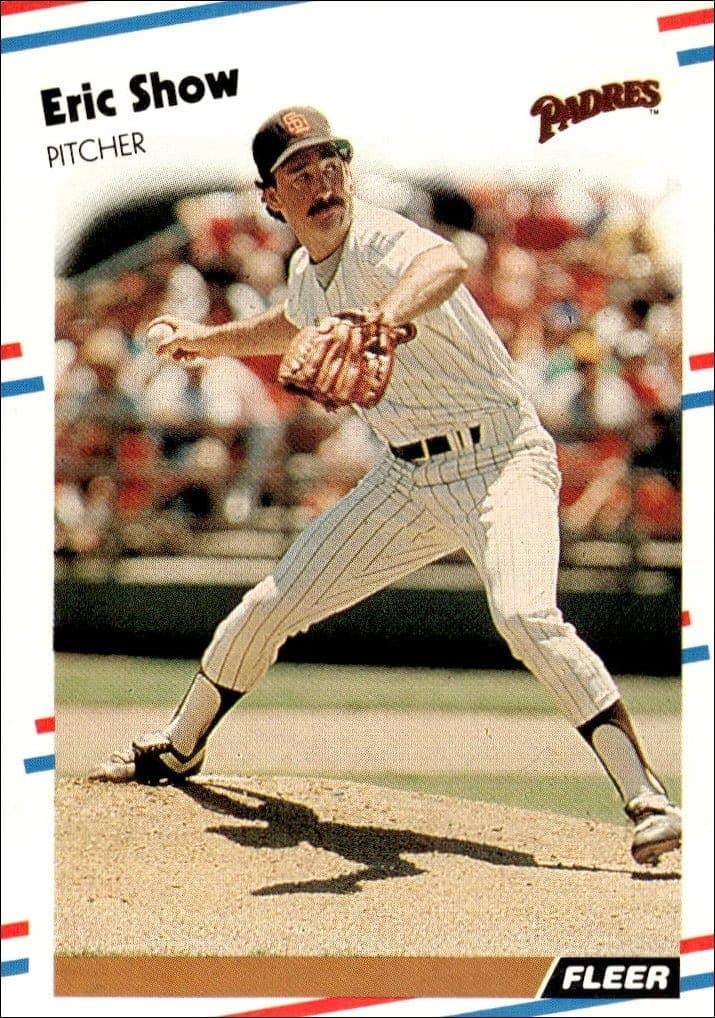 1988 Fleer Eric Show #597 trading card