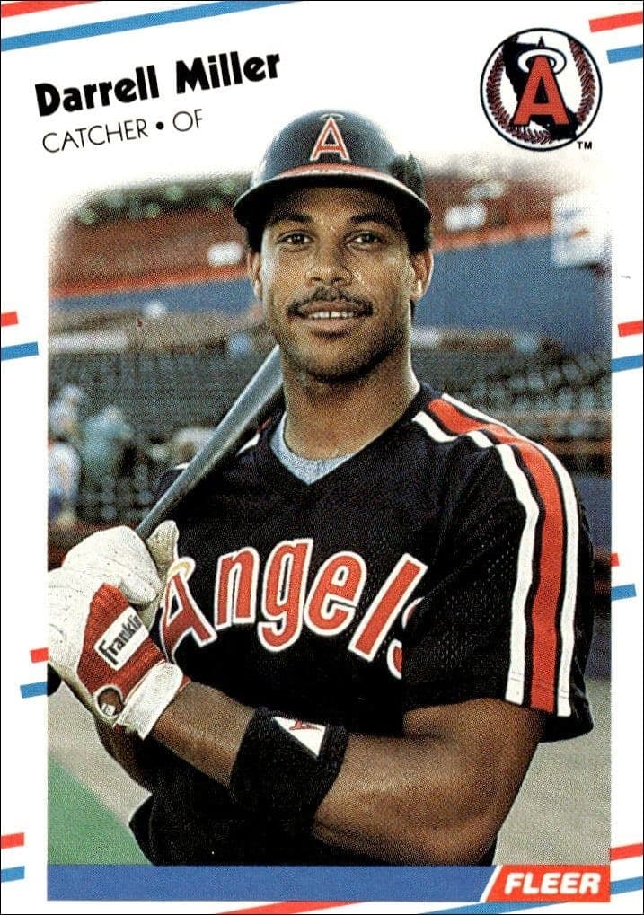 1988 Fleer Darrell Miller #498 trading card