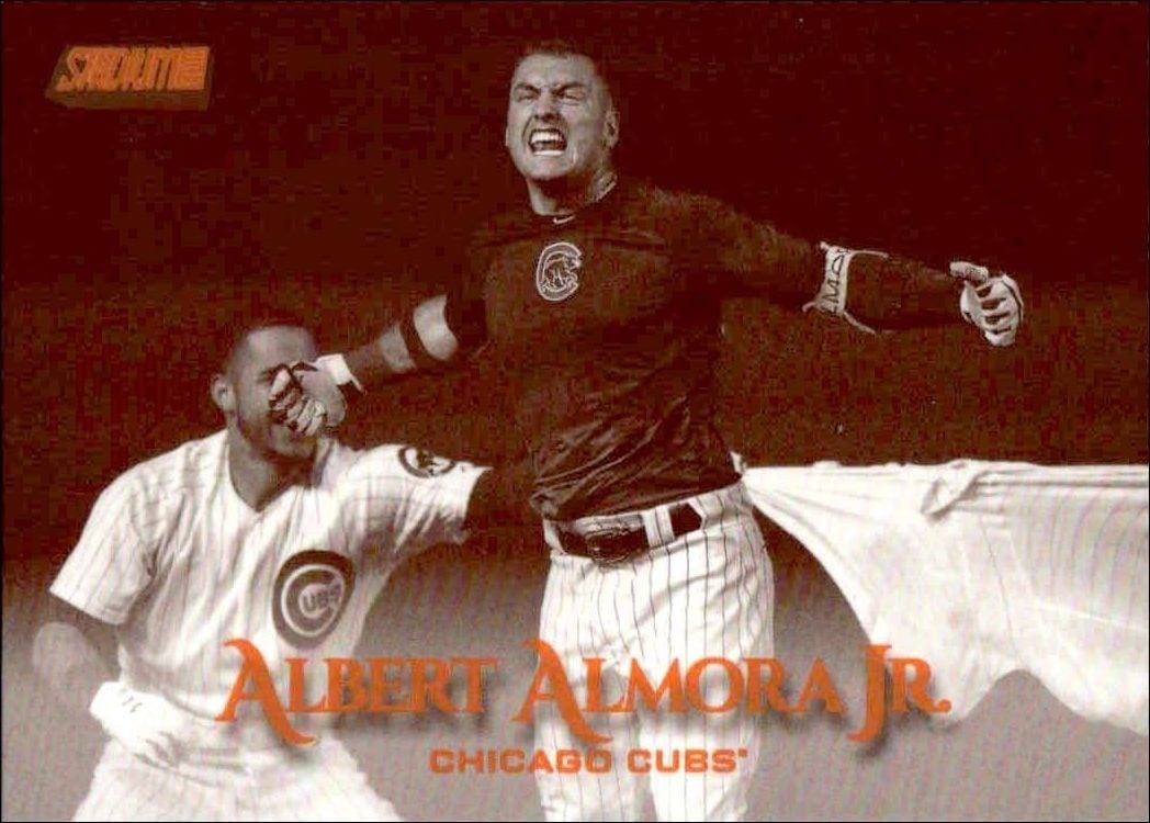 Albert Almora Jr. 2019 Topps Stadium Club #19 Baseball Trading Card - Front 2019 Topps Stadium Club Albert Almora Jr. #19 baseball trading card front