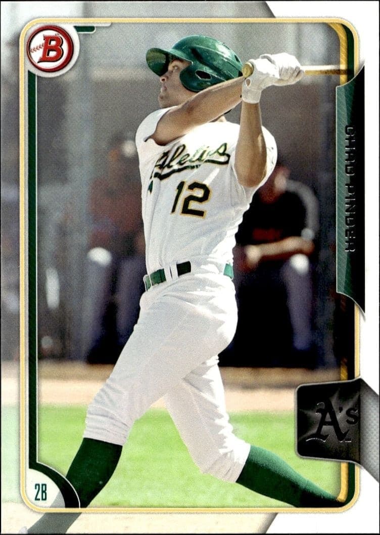 2015 Bowman Draft Chad Pinder #BP110 trading card
