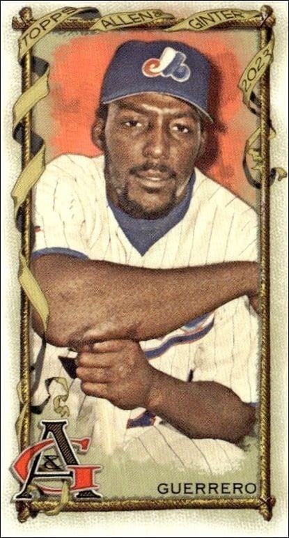 2023 Topps Allen & Ginter Vladimir Guerrero #308 trading card