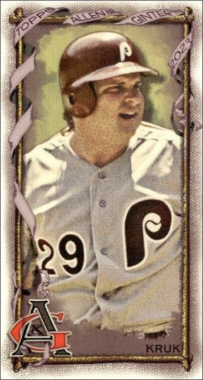 2023 Topps Allen & Ginter John Kruk #326 trading card