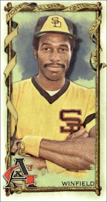 2023 Topps Allen & Ginter Dave Winfield #312 trading card
