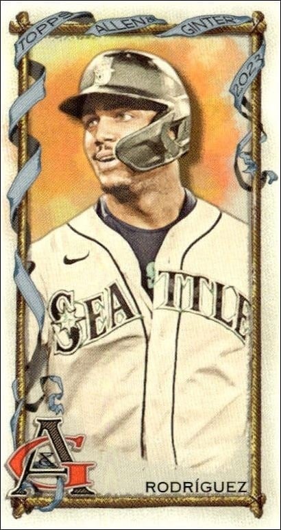 2023 Topps Allen & Ginter Julio Rodriguez #3 trading card