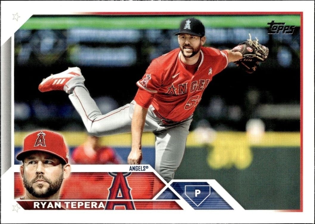 Ryan Tepera 2023 Topps Series 2 #375 Baseball Trading Card - Front 2023 Topps Series 2 Ryan Tepera #375 baseball trading card front