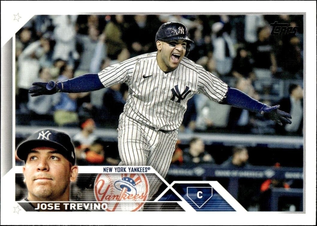 Jose Trevino 2023 Topps Series 2 #373 Baseball Trading Card - Front 2023 Topps Series 2 Jose Trevino #373 baseball trading card front