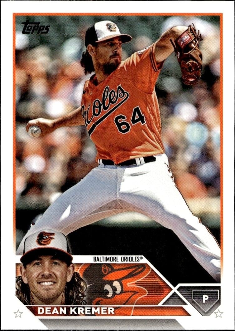 Dean Kremer 2023 Topps #267 Baseball Trading Card - Front 2023 Topps Dean Kremer #267 baseball trading card front