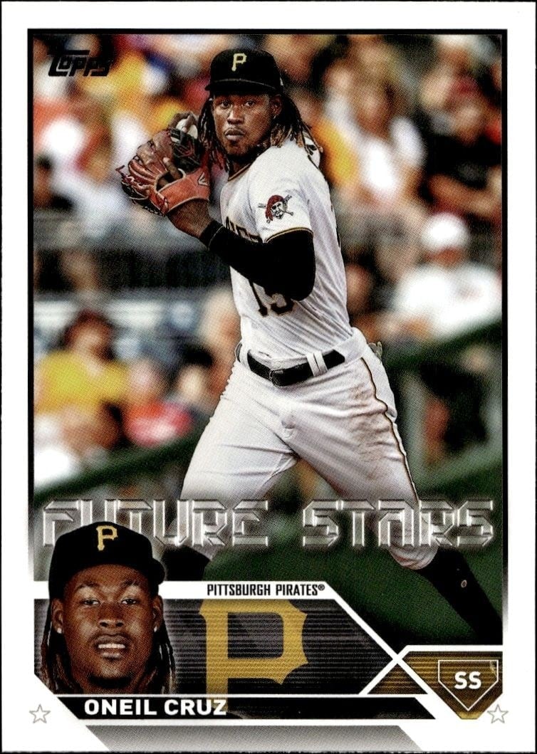 Oneil Cruz 2023 Topps #285 Baseball Trading Card - Front 2023 Topps Oneil Cruz #285 baseball trading card front