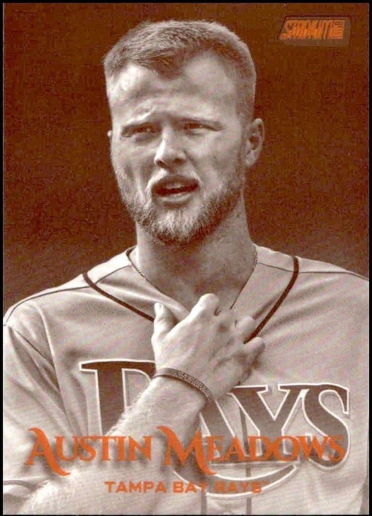 Austin Meadows 2019 Topps Stadium Club #247 Baseball Trading Card - Front 2019 Topps Stadium Club Austin Meadows #247 baseball trading card front