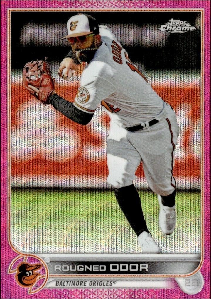 Rougned Odor 2022 Topps Chrome Update #USC152 Baseball Trading Card - Front 2022 Topps Chrome Update Rougned Odor #USC152 baseball trading card front