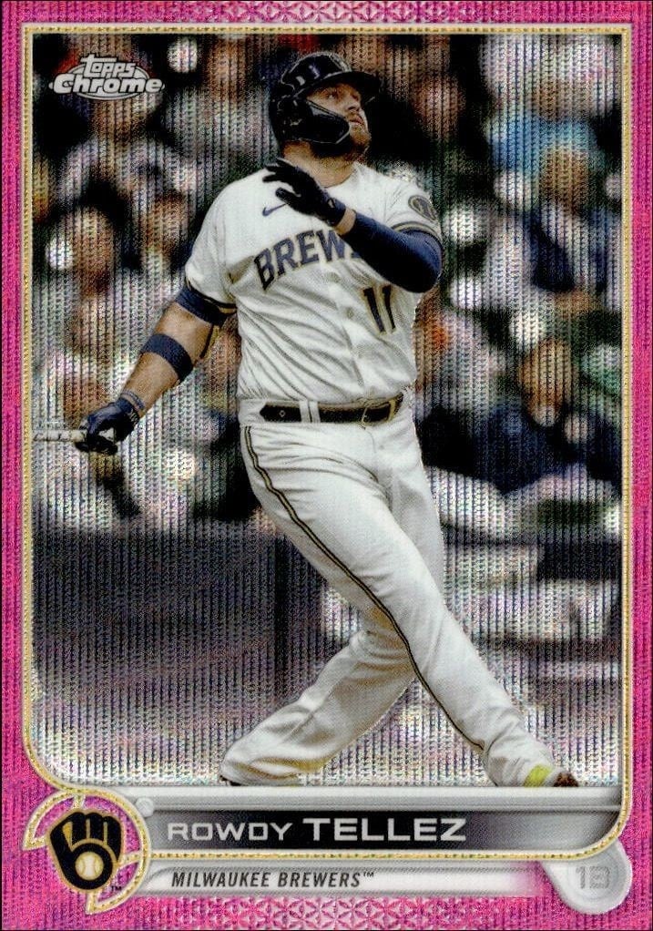 Rowdy Tellez 2022 Topps Chrome Update #USC86 Baseball Trading Card - Front 2022 Topps Chrome Update Rowdy Tellez #USC86 baseball trading card front