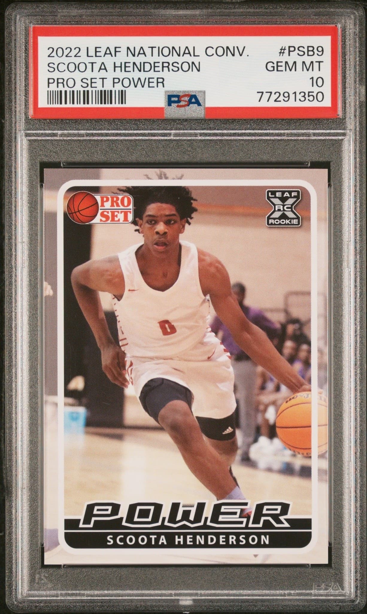2021-22 Leaf National Convention Scoot Henderson #PSB-09 trading card
