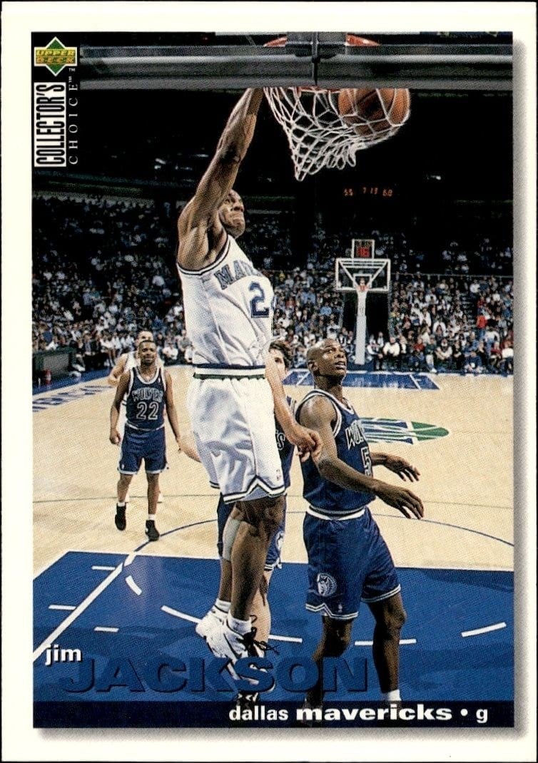 1995-96 Upper-Deck Collector's Choice Jim Jackson #97 trading card