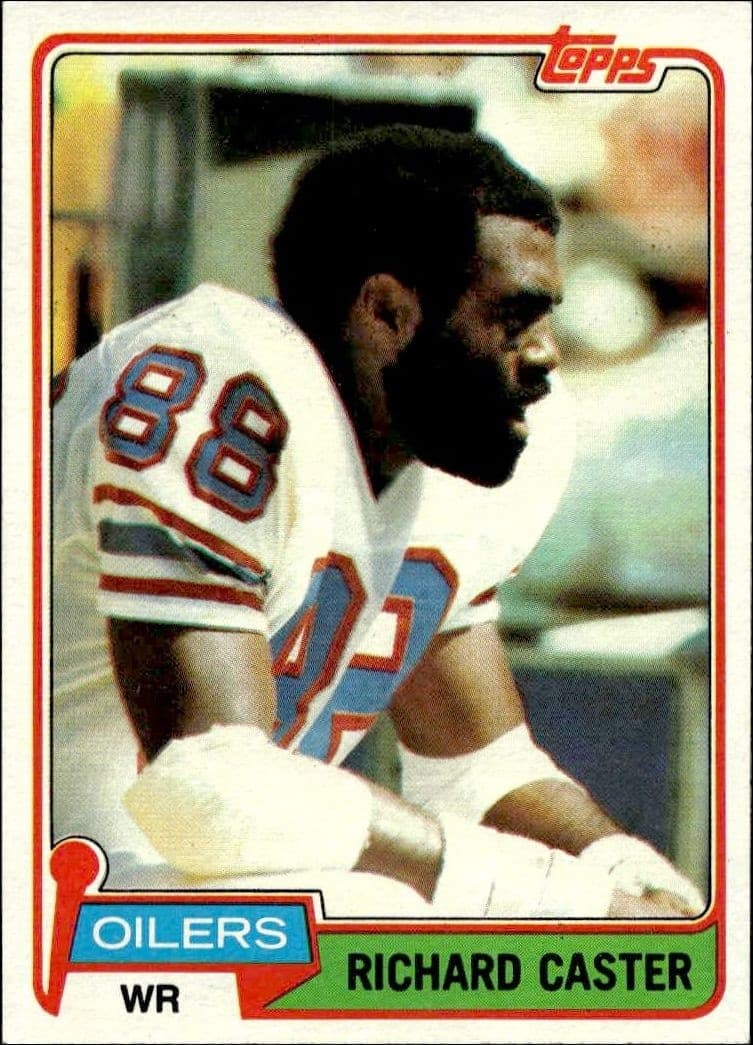 1981 Topps Richard Caster #471 trading card