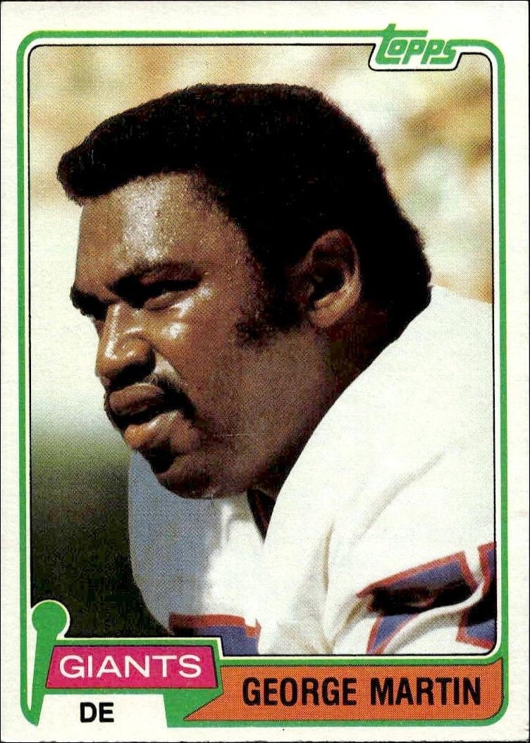 1981 Topps George Martin #225 trading card
