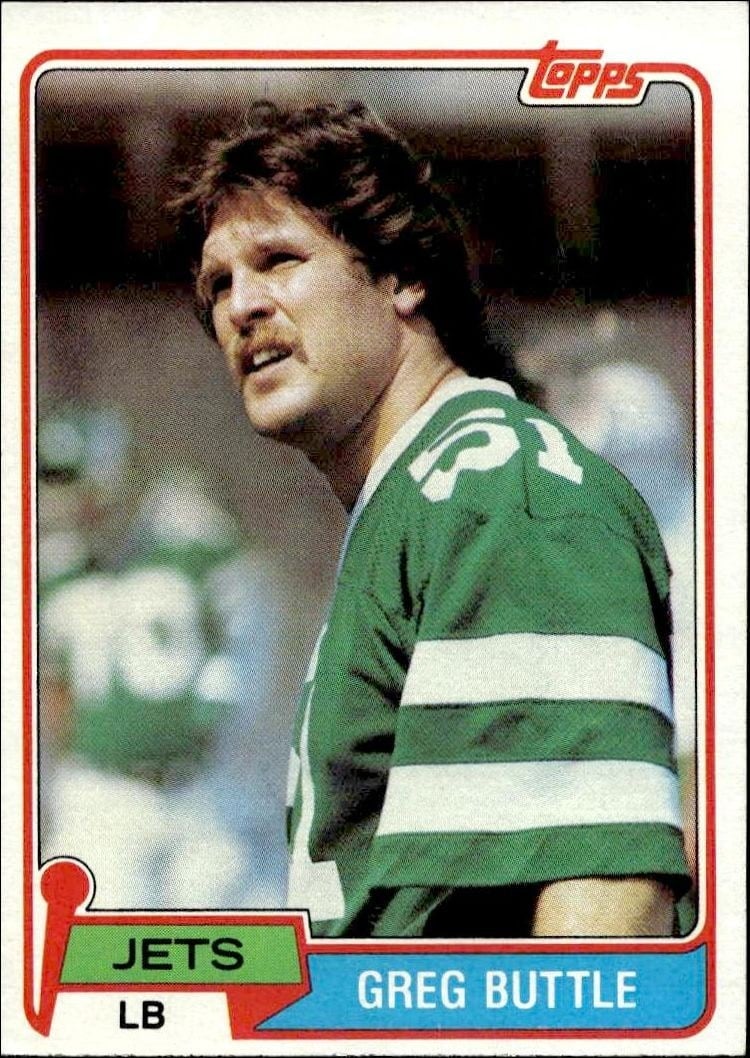 Greg Buttle 1981 Topps #285 Football Trading Card - Front 1981 Topps Greg Buttle #285 football trading card front