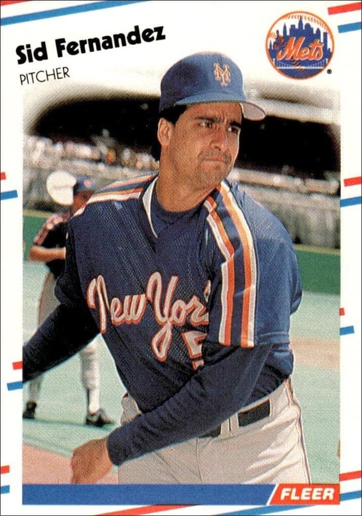 1988 Fleer Sid Fernandez #134 trading card
