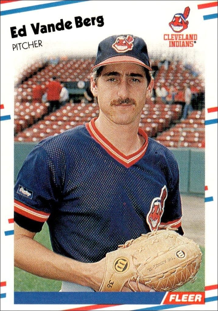 1988 Fleer Ed Vande Berg #619 trading card