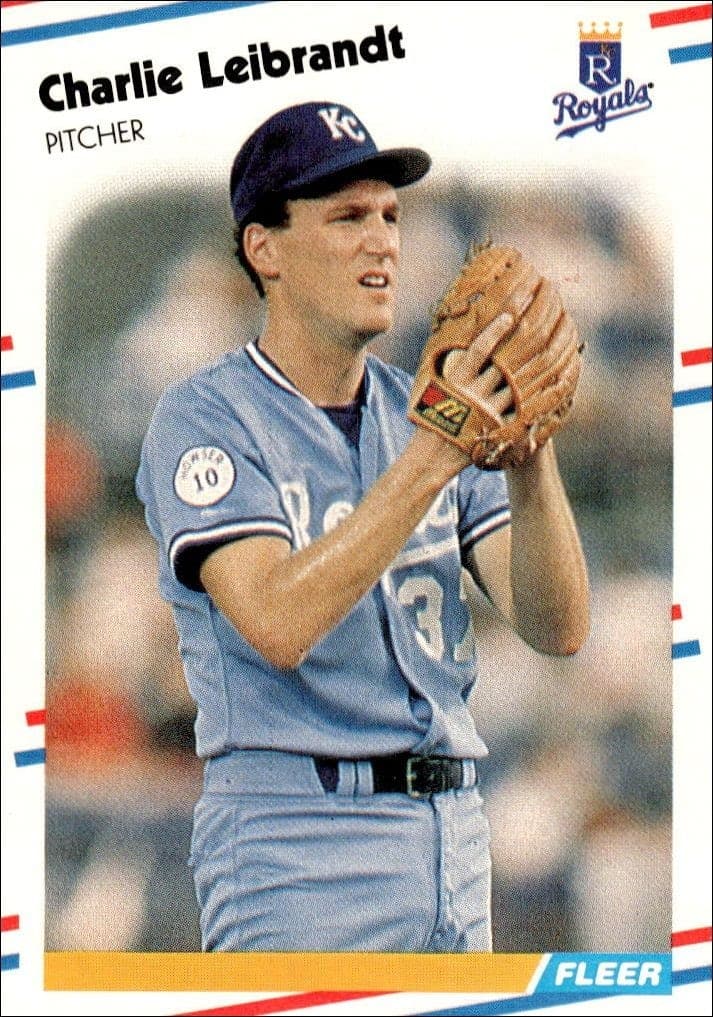 1988 Fleer Charlie Leibrandt #263 trading card