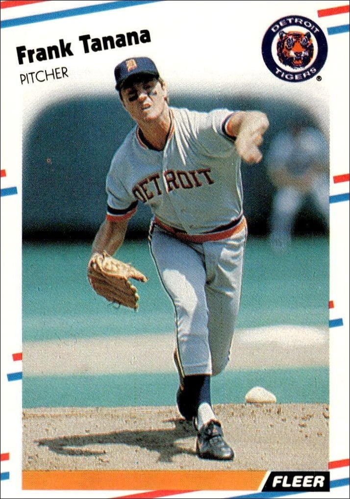 Frank Tanana 1988 Fleer #71 Baseball Trading Card - Front 1988 Fleer Frank Tanana #71 baseball trading card front