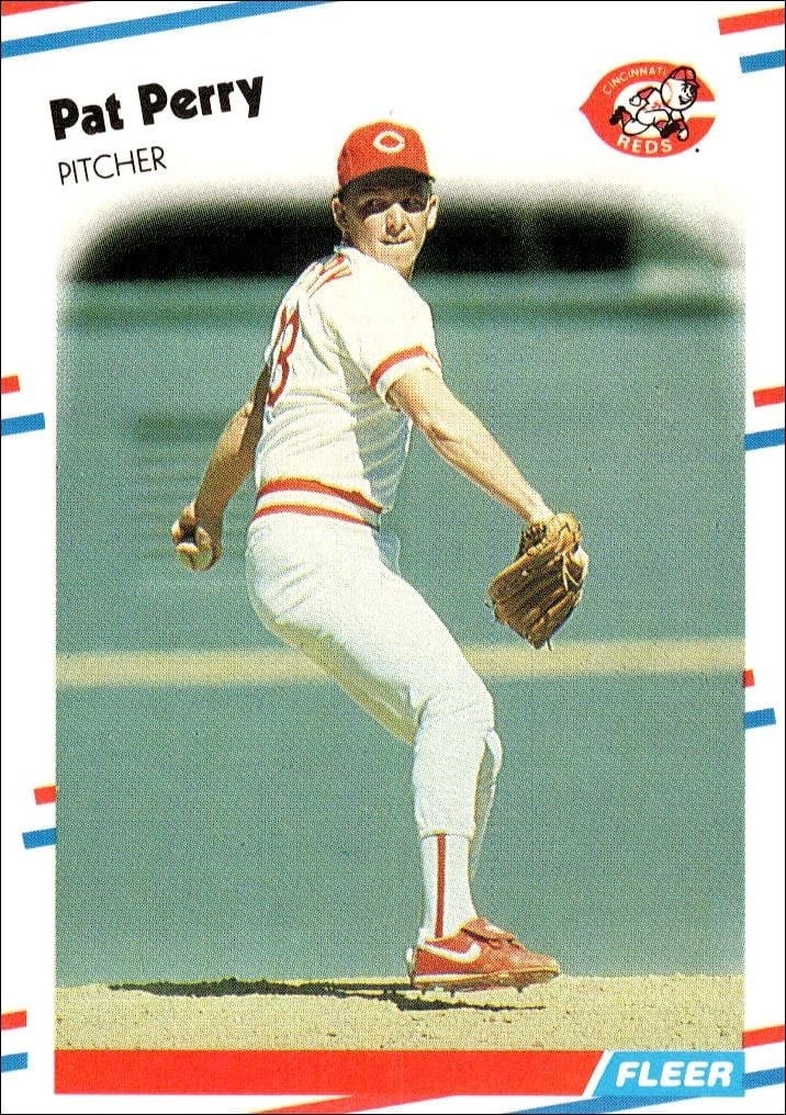 1988 Fleer Pat Perry #244 trading card