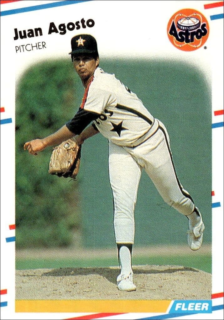 1988 Fleer Juan Agosto #437 trading card